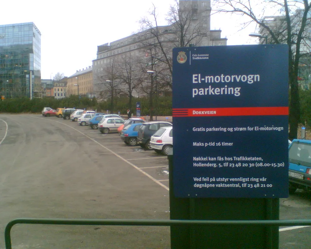 The worlds largest parking lot for electric cars