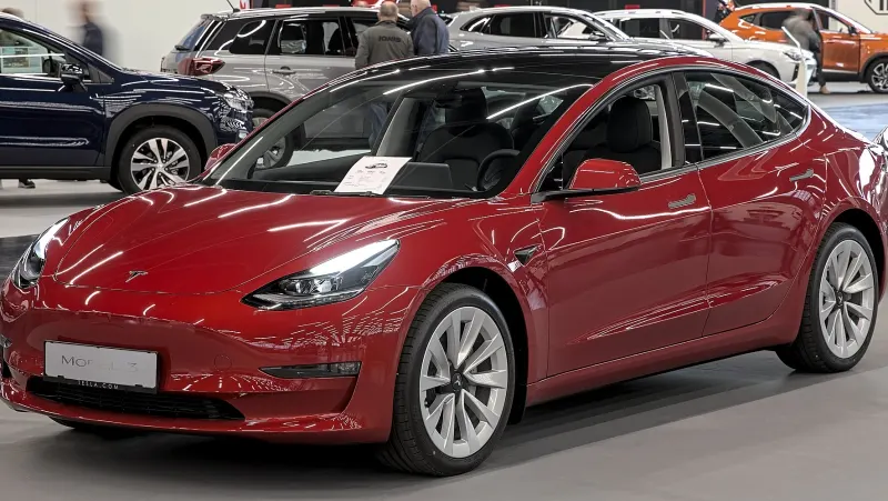 Tesla Model 3 at Automesse Salzburg 2023