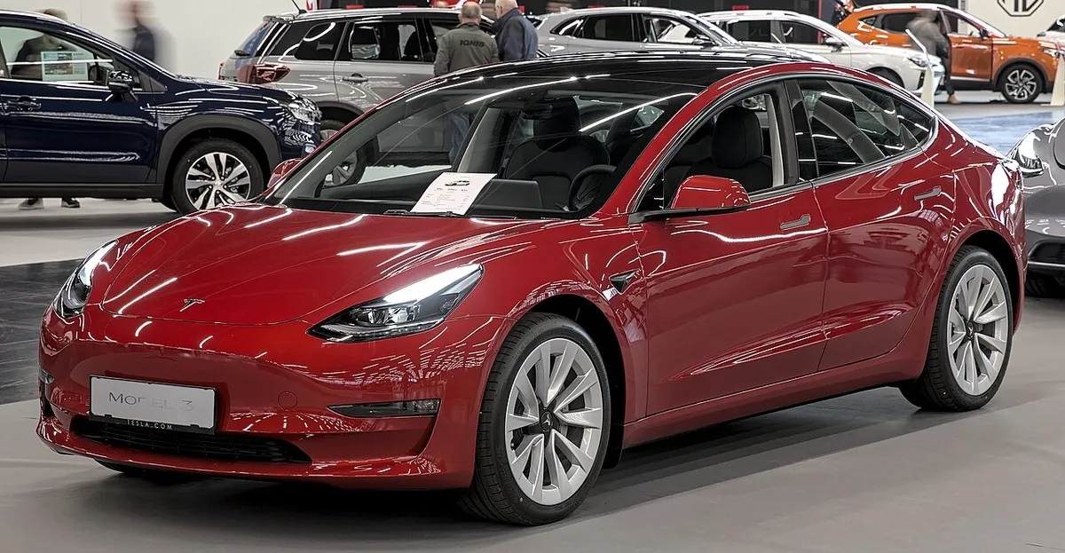 Tesla Model 3 at Automesse Salzburg 2023