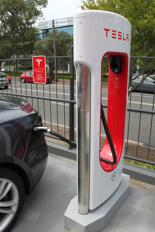Tesla Model S Recharging