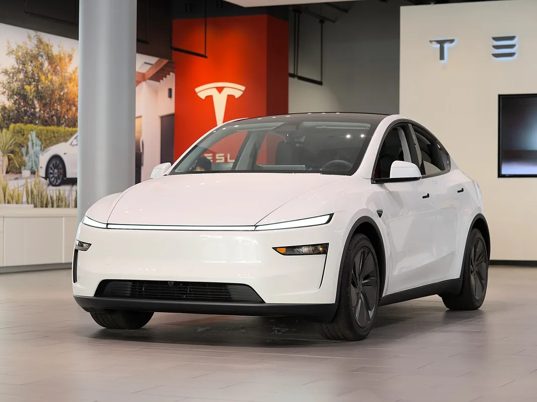 The refreshed 2025 Tesla Model Y at Santana Row