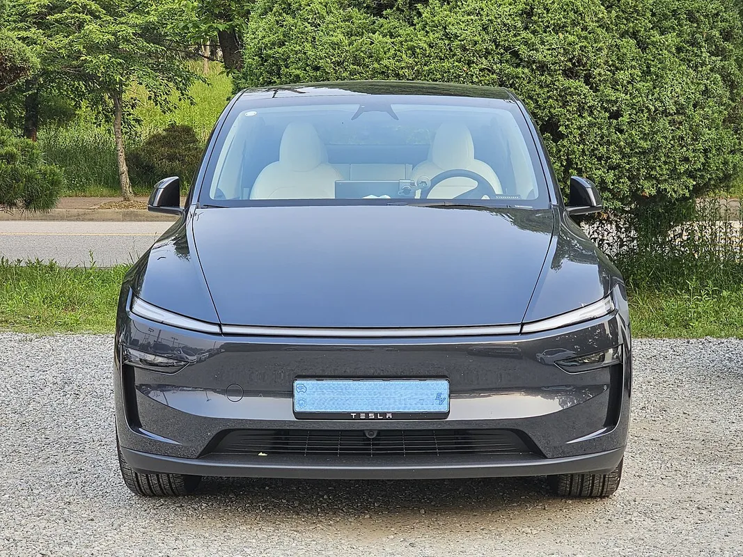 Stealth Grey Tesla Model Y Juniper Electric SUV